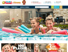 Tablet Screenshot of clubpiscine.ca